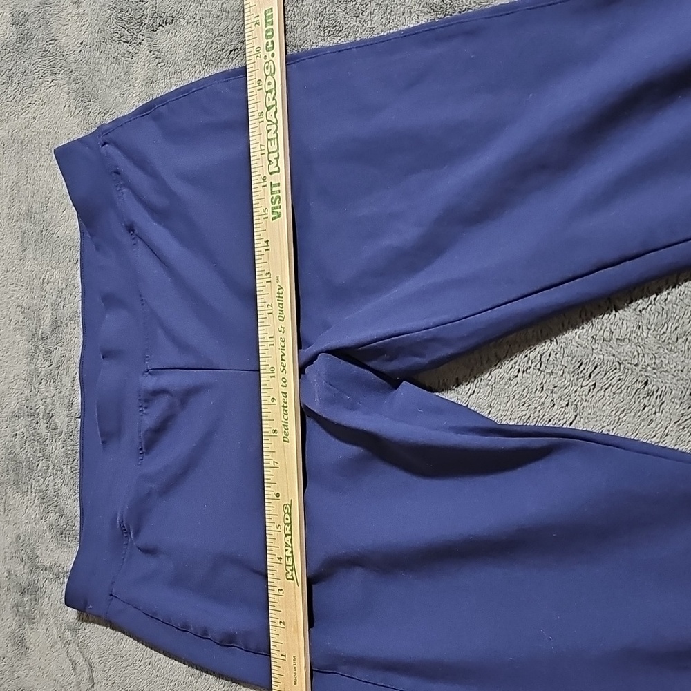 Zenergy By Chicos Athleisure Pull On Pants Elastic Waist Blue Size 2 US L - Picture 3 of 9